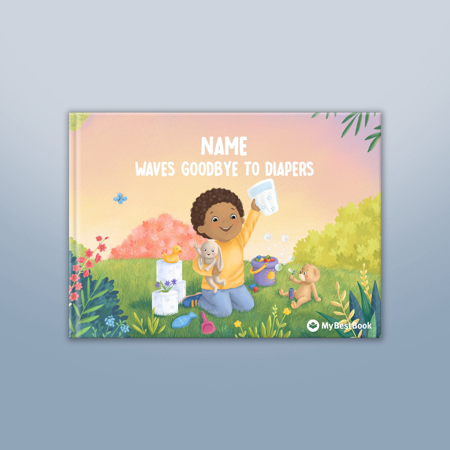 Personalized African American Potty Training Book - Custom Children's Book For Toilet Learning